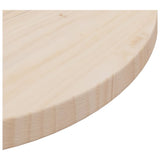 NNEVL Table Top Ø50x2.5 cm Solid Wood Pine