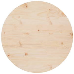 NNEVL Table Top Ø60x2.5 cm Solid Wood Pine