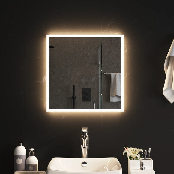 NNEVL LED Bathroom Mirror 50x50 cm