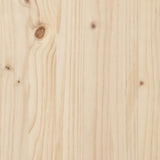NNEVL Bed Frame Solid Wood Pine 183x203 cm King Size