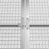 NNEVL Rabbit Cage Grey 201.5x80.5x71 cm Galvanised Steel