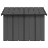 NNEVL Dog House Anthracite 116.5x103x81.5 cm Galvanised Steel