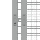 NNEVL Bird Cage Grey 213.5x217.5x211.5 cm Galvanised Steel