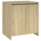 NNEVL 2 Piece Sideboard Sonoma Oak Engineered Wood