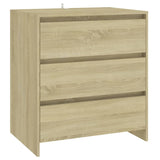 NNEVL 2 Piece Sideboard Sonoma Oak Engineered Wood