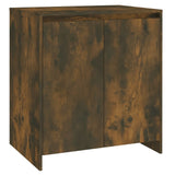 NNEVL 3 Piece Sideboard Smoked Oak Engineered Wood