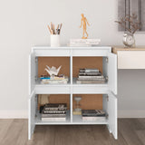 NNEVL Sideboards 2 pcs White 70x41x75 cm Chipboard