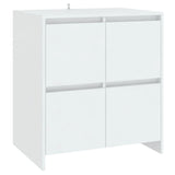 NNEVL Sideboards 2 pcs White 70x41x75 cm Chipboard