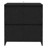 NNEVL Sideboards 2 pcs Black 70x41x75 cm Chipboard