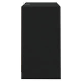 NNEVL Sideboards 2 pcs Black 70x41x75 cm Chipboard