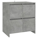 NNEVL Sideboards 2 pcs Concrete Grey 70x41x75 cm Chipboard