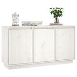 NNEVL Sideboard White 111x34x60 cm Solid Wood Pine
