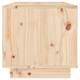 NNEVL TV Cabinet 60x35x35 cm Solid Wood Pine