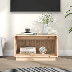 NNEVL TV Cabinet 60x35x35 cm Solid Wood Pine