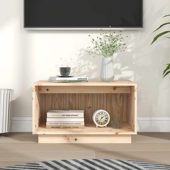 NNEVL TV Cabinet 60x35x35 cm Solid Wood Pine