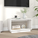 NNEVL TV Cabinet White 60x35x35 cm Solid Wood Pine
