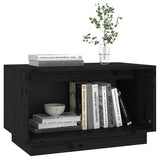NNEVL TV Cabinet Black 60x35x35 cm Solid Wood Pine