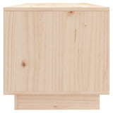 NNEVL TV Cabinet 90x35x35 cm Solid Wood Pine