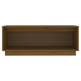 NNEVL TV Cabinet Honey Brown 90x35x35 cm Solid Wood Pine