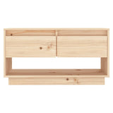 NNEVL TV Cabinet 74x34x40 cm Solid Wood Pine