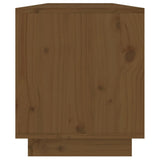 NNEVL TV Cabinet Honey Brown 110.5x34x40 cm Solid Wood Pine