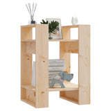 NNEVL Book Cabinet/Room Divider 41x35x57 cm Solid Wood Pine
