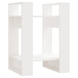 NNEVL Book Cabinet/Room Divider White 41x35x57 cm Solid Wood Pine