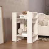 NNEVL Book Cabinet/Room Divider White 41x35x57 cm Solid Wood Pine