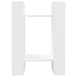NNEVL Book Cabinet/Room Divider White 41x35x57 cm Solid Wood Pine