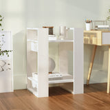 NNEVL Book Cabinet/Room Divider White 41x35x57 cm Solid Wood Pine