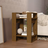 NNEVL Book Cabinet/Room Divider Honey Brown 41x35x57 cm Solid Wood Pine