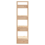 NNEVL Book Cabinet/Room Divider 41x35x125 cm Solid Wood Pine