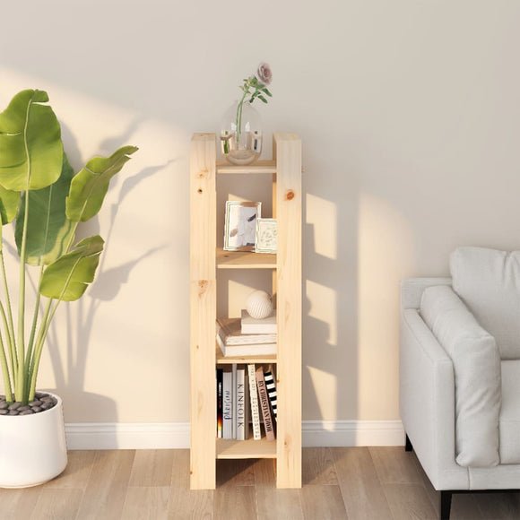 NNEVL Book Cabinet/Room Divider 41x35x125 cm Solid Wood Pine