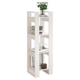 NNEVL Book Cabinet/Room Divider White 41x35x125 cm Solid Wood Pine