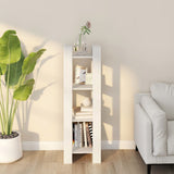 NNEVL Book Cabinet/Room Divider White 41x35x125 cm Solid Wood Pine