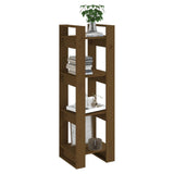 NNEVL Book Cabinet/Room Divider Honey Brown 41x35x125 cm Solid Wood