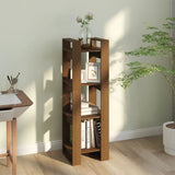 NNEVL Book Cabinet/Room Divider Honey Brown 41x35x125 cm Solid Wood