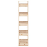 NNEVL Book Cabinet/Room Divider 41x35x160 cm Solid Wood Pine