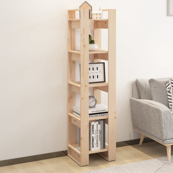 NNEVL Book Cabinet/Room Divider 41x35x160 cm Solid Wood Pine