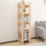 NNEVL Book Cabinet/Room Divider 41x35x160 cm Solid Wood Pine