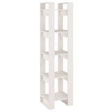 NNEVL Book Cabinet/Room Divider White 41x35x160 cm Solid Wood Pine