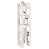 NNEVL Book Cabinet/Room Divider White 41x35x160 cm Solid Wood Pine