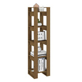 NNEVL Book Cabinet/Room Divider Honey Brown 41x35x160 cm Solid Wood Pine