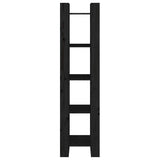 NNEVL Book Cabinet/Room Divider Black 41x35x160 cm Solid Wood Pine