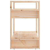 NNEVL Book Cabinet/Room Divider 60x35x57 cm Solid Wood Pine