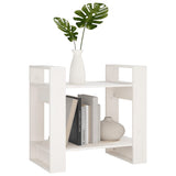 NNEVL Book Cabinet/Room Divider White 60x35x57 cm Solid Wood Pine