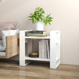 NNEVL Book Cabinet/Room Divider White 60x35x57 cm Solid Wood Pine