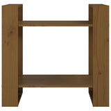 NNEVL Book Cabinet/Room Divider Honey Brown 60x35x57 cm Solid Wood