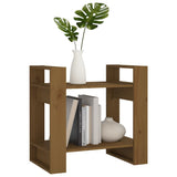 NNEVL Book Cabinet/Room Divider Honey Brown 60x35x57 cm Solid Wood