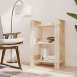NNEVL Book Cabinet/Room Divider 60x35x91 cm Solid Wood Pine